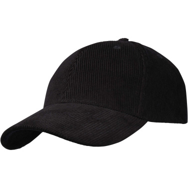 Logotrade promotional products photo of: Hutton 6 panel recycled corduroy cap