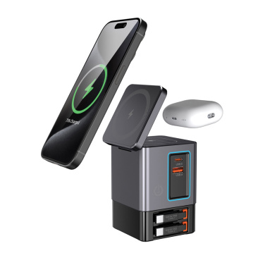 Logo trade corporate gift photo of: Urban Vitamin Sacramento 105W GAN charger+retractable cables