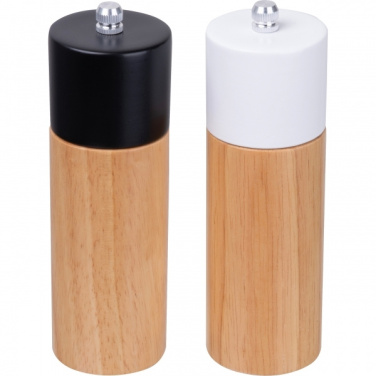 Logo trade promotional merchandise photo of: Salt & pepper mill set DAKAR
