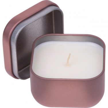 Logo trade corporate gift photo of: Candle in tin PRAGUE