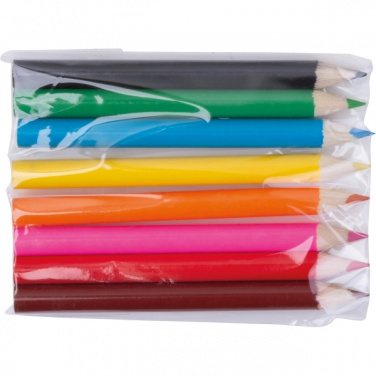 Logotrade corporate gift image of: Case with Colored Pencils CARLTON