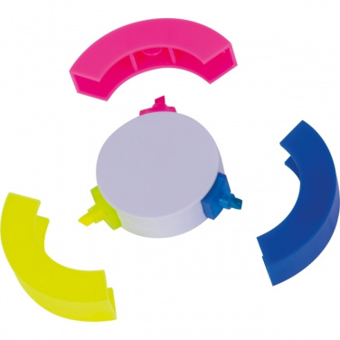 Logo trade advertising products image of: 3-in-1 Highlighter ANDORRA