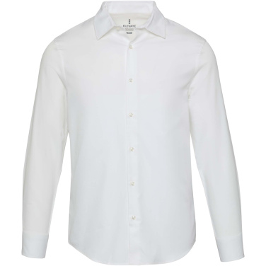 Logo trade promotional giveaways image of: Citrine twill men's shirt