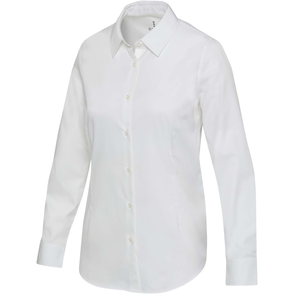 Logo trade promotional gifts image of: Citrine twill women's shirt