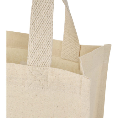 Logo trade promotional gift photo of: Odessa 220 g/m² GRS recycled cotton mini gusset tote bag 9L
