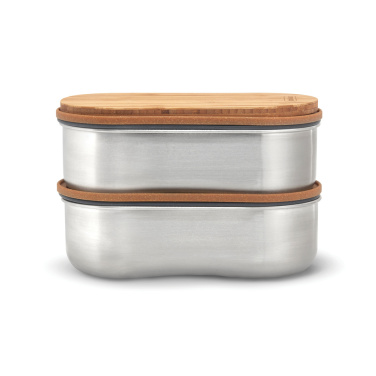 Logo trade advertising product photo of: Black+Blum Stainless Steel Double Bento Box