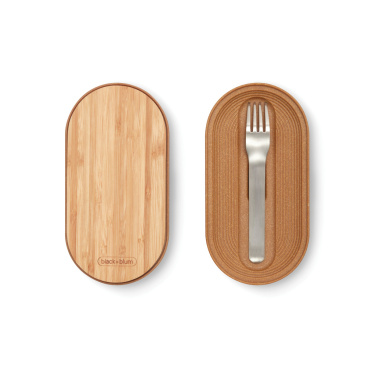 Logotrade corporate gift picture of: Black+Blum Stainless Steel Double Bento Box