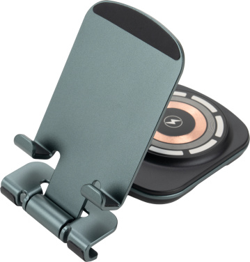 Logotrade promotional gift image of: Phone holder with wireless charger
