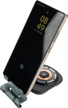 Logotrade promotional giveaway picture of: Phone holder with wireless charger