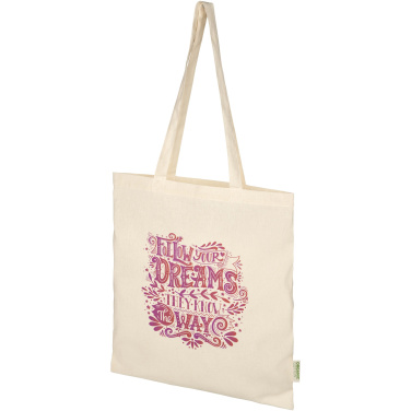Logo trade promotional product photo of: Odisha 100 g/m² OCS organic tote bag 7L