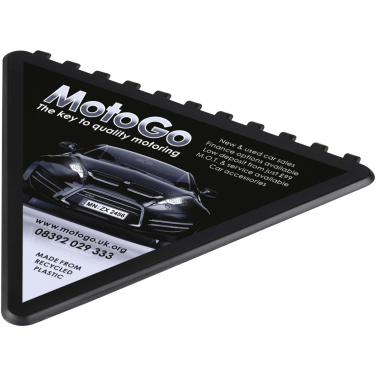 Logotrade promotional merchandise picture of: Frosty triangular recycled plastic ice scraper