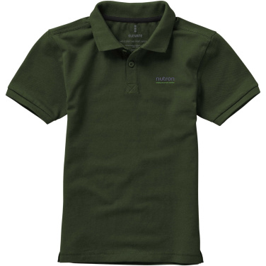 Logo trade business gifts image of: Calgary short sleeve kids polo