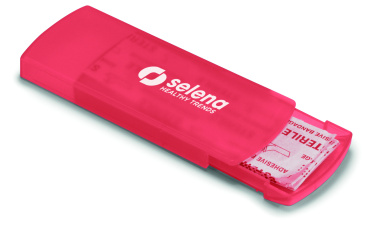 Logo trade promotional giveaways picture of: Container with plasters