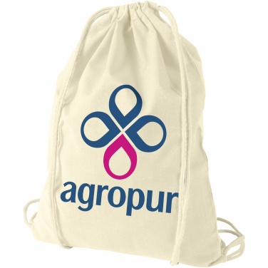 Logotrade reklaamkingid pilt: Oregon 100 g/m² puuvillane nööriga kott 5L
