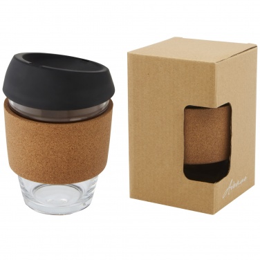 Logotrade firmakingid pilt: Lidan 360 ml borosilikaatklaasist termotops silikoonkaanega