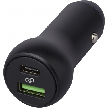 Logo trade reklaamkingituse pilt: Pilot topelt 55 W USB-C/USB-A autolaadija