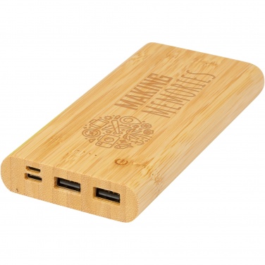 Logotrade ärikingid pilt: Tulda 10 000 mAh bambusest akupank