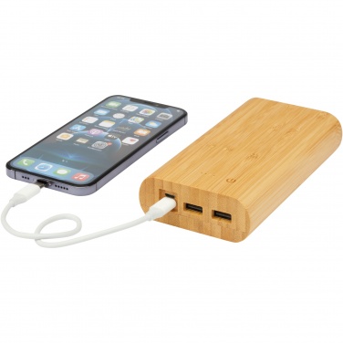 Logotrade reklaamkingid pilt: Tulda 20 000 mAh bambusest akupank
