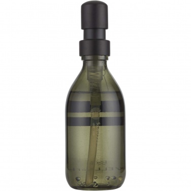 Logotrade reklaamtoote foto: Wellmark Discovery 200 ml käteseebi dosaator ja 150 g lõhnaküünla komplekt - tume merevaigu lõhn