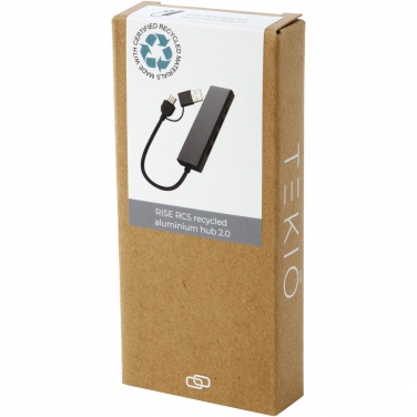 Logotrade firmakingituse foto: Rise RCS-i taaskasutatud alumiiniumist USB 2.0 jaotur