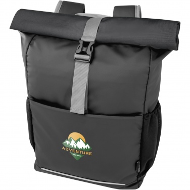 Logotrade ärikingitused pilt: Aqua 15" GRS taaskasutatud veekindel rulliga rattakott 20L