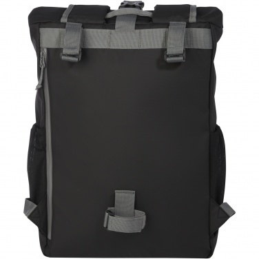 Logotrade meene foto: Aqua 15" GRS taaskasutatud veekindel rulliga rattakott 20L