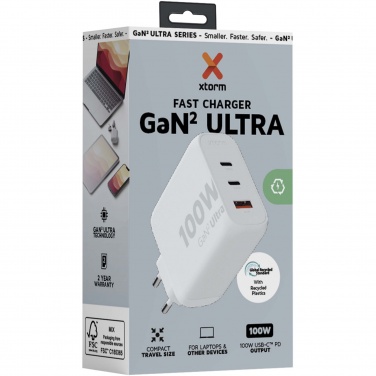 Logotrade firmakingitused pilt: Xtorm XEC100 GaN² Ultra 100 W seinalaadija