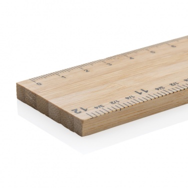 Logotrade ärikingituse foto: Timbersoni eriti paks 30 cm kahepoolne bambusest joonlaud