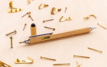 Logo trade ärikingituse pilt: Bambusest 5-in-1 tööriistapliiats