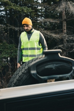 Logotrade firmakingituse foto: GRS taaskasutatud PET hästi nähtav turvavest