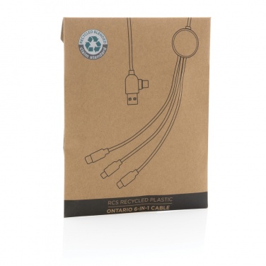 Logo trade firmakingi pilt: RCS taaskasutatud plastist Ontario 6-in-1 kaabel
