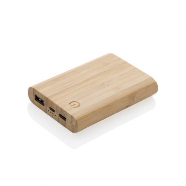 Logotrade reklaamtoote foto: Bambusest 5000 mAh akupank