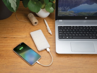 Logotrade ärikingid pilt: 10 000 mah nisuõlgedest akupank