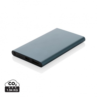 Logotrade firmakingitused pilt: RCS-i taaskasutatud plastist/alumiiniumist 4000 mah C-tüüpi akupank