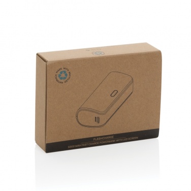 Logo trade firmakingituse pilt: FlashCharge RCS rplastic 5000 mah kiirlaadimise akupank