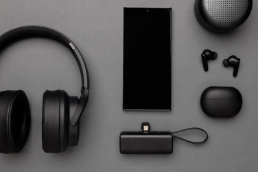 Logo trade reklaamtooted foto: Powerlink RCS rplastic 3000 mah powerbank USB C pistik