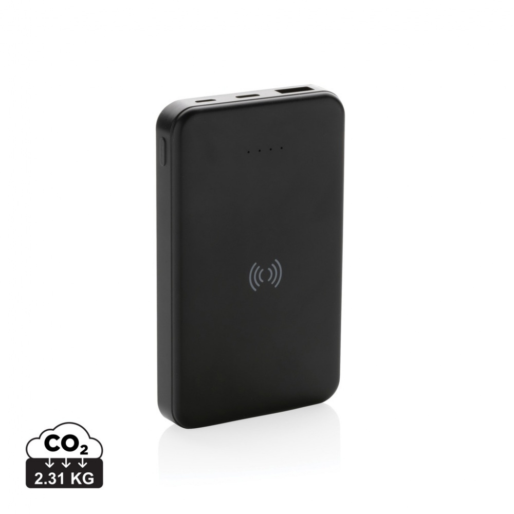 Logotrade meened pilt: RCS taaskasutatud plastist 5000 mAh 5W juhtmevaba akupank