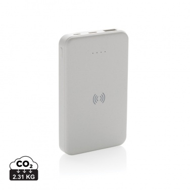 Logotrade firmakingituse foto: RCS taaskasutatud plastist 5000 mAh 5W juhtmevaba akupank