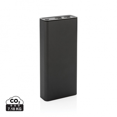 Logotrade firmakingid pilt: Terra RCS taaskasutatud 20 W alumiiniumist akupank 20 000 mAh