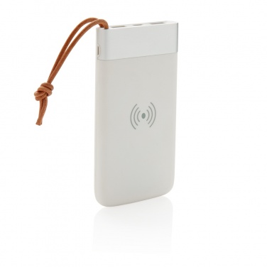 Logo trade ärikingituse pilt: Aria 8000 mAh 5W juhtmevaba laadimise akupank