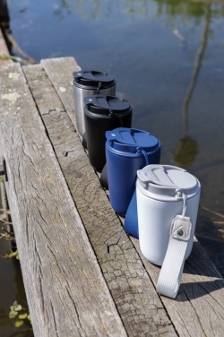 Logotrade ärikingid pilt: Cuppa RCS terasest vaakum termoskruus koos randmepaelaga