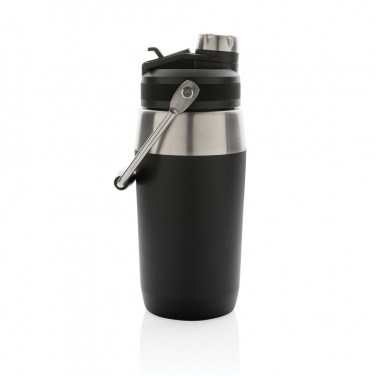 Logotrade reklaamtoote foto: Kahe funktsiooniga roostevabast terasest vaakumpudel 500 ml