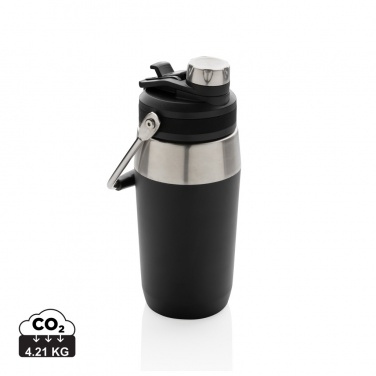 Logotrade reklaamkingituse foto: Kahe funktsiooniga roostevabast terasest vaakumpudel 500 ml