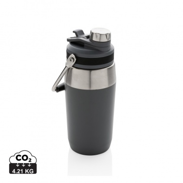 Logo trade firmakingituse pilt: Kahe funktsiooniga roostevabast terasest vaakumpudel 500 ml