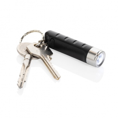 Logotrade meene foto: Globix RCS taaskasutatud plastist USB taaslaetav võtmehoidja taskulamp