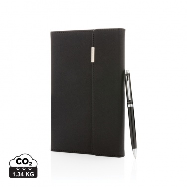 Logotrade reklaamkingid pilt: Swiss Peak deluxe A5 märkmiku- ja pliiatsikomplekt