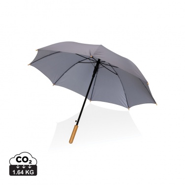 Logo trade meene pilt: 23" Impact AWARE™ RPET 190T automaatselt avatav bambusest vihmavari