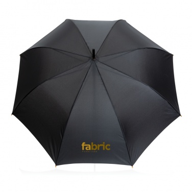 Logo trade meene pilt: 27" Impact AWARE™ RPET 190T automaatselt avatav bambusest vihmavari