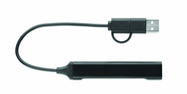 Logotrade ärikingi foto: USB 4 pordiga jaotur 19 cm