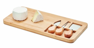 Logo trade firmakingi pilt: Bamboo Cheese lauakomplekt Leipzig